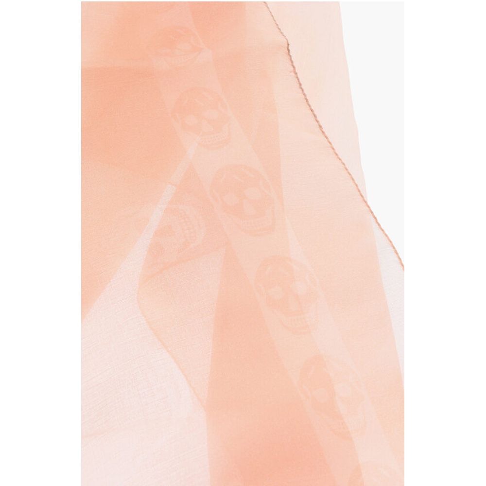 Alexander McQueen Silk Solid Color Foulard
