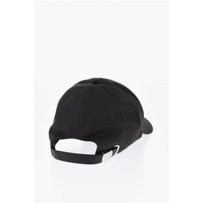 Alexander McQueen Solid Color Cap with Embroidered Logo