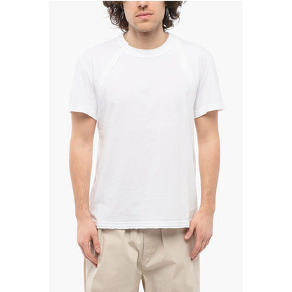 Alexander McQueen Crew Neck BRACES Cotton T-Shirt