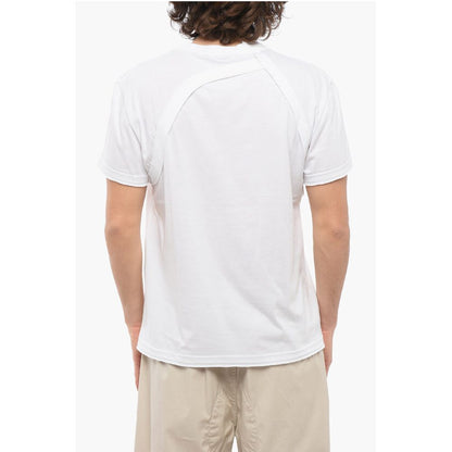 Alexander McQueen Crew Neck BRACES Cotton T-Shirt