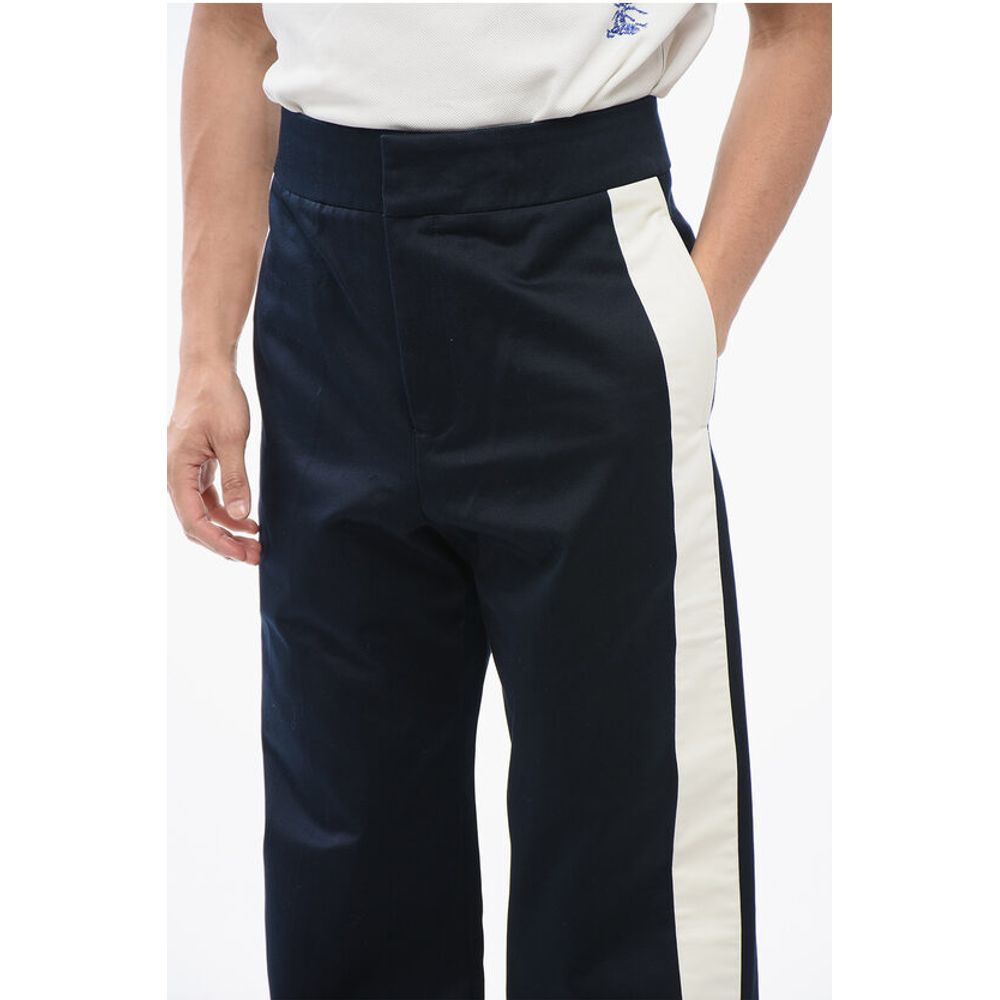 Alexander McQueen Straight Fit Chinos Pants with Side Contrasting Bands