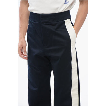 Alexander McQueen Straight Fit Chinos Pants with Side Contrasting Bands