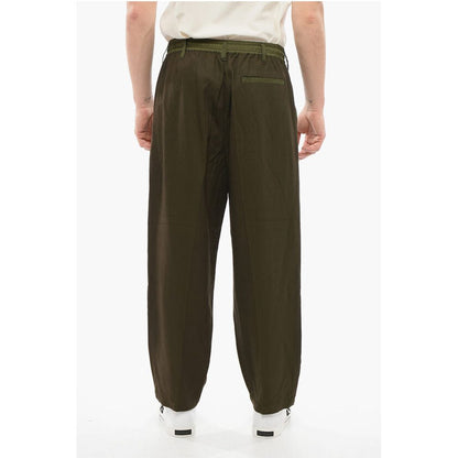 Armani EMPORIO Viscose Straight Fit Pants with Nylon Inserts