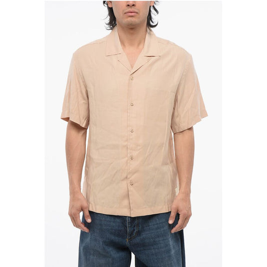 Armani EMPORIO Back Embroidered PALMS Bowling Shirt
