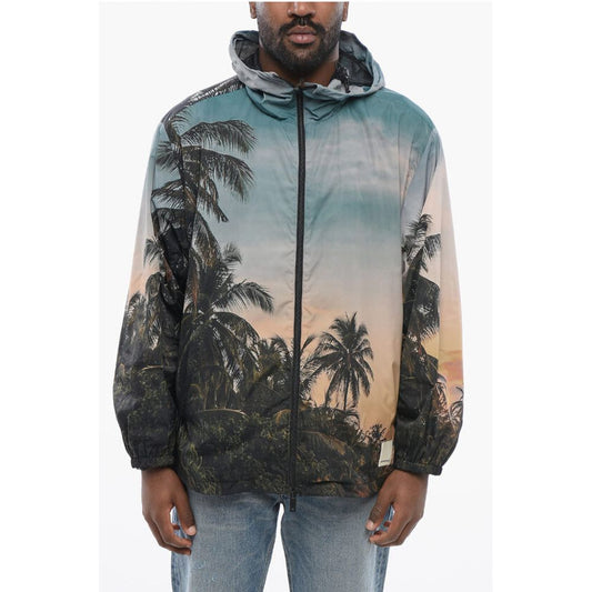 Armani EMPORIO Hooded PALM Windbreaker