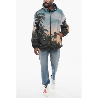 Armani EMPORIO Hooded PALM Windbreaker