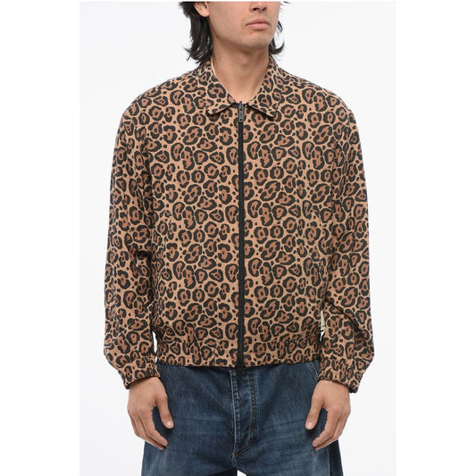Armani EMPORIO Unlined Reversible Bomber Jacket with Animal Pattern