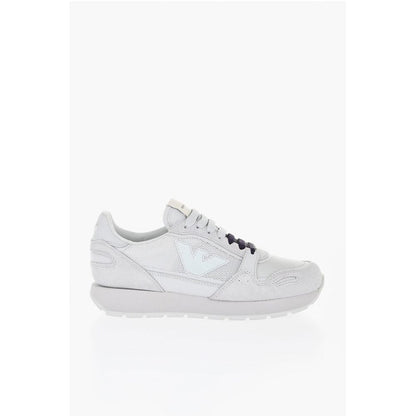 Armani Logoed Low-Top Sneakers With Contrasting Laces