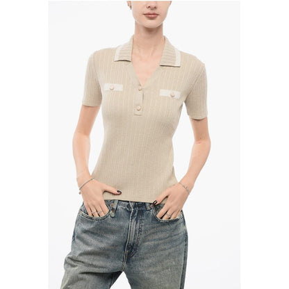 Armani EMPORIO ICON Ribbed Sweater with Polo Neck