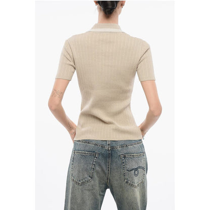 Armani EMPORIO ICON Ribbed Sweater with Polo Neck