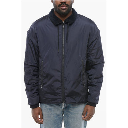 Armani EMPORIO Reversible Windbreaker with Sherpa Lining