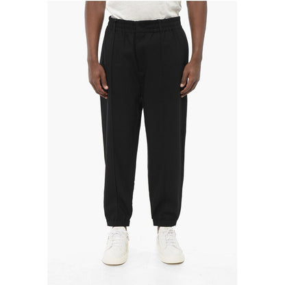 Armani EMPORIO Front Pleated 4-Pocketed Pants with Cuffs