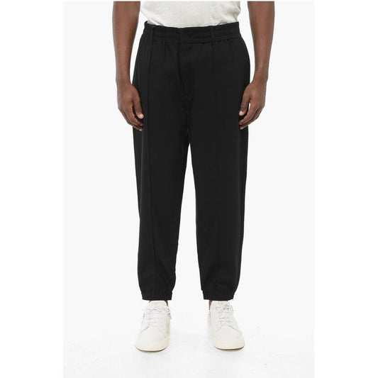 Armani EMPORIO Front Pleated 4-Pocketed Pants with Cuffs