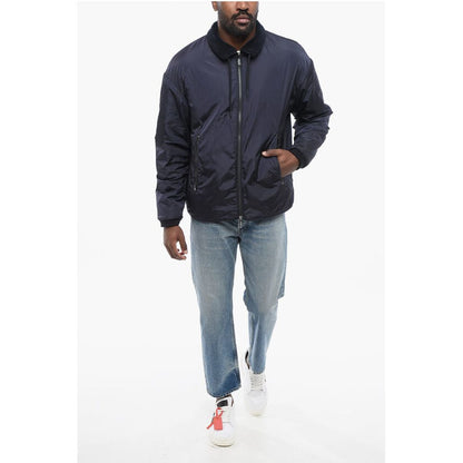 Armani EMPORIO Reversible Windbreaker with Sherpa Lining