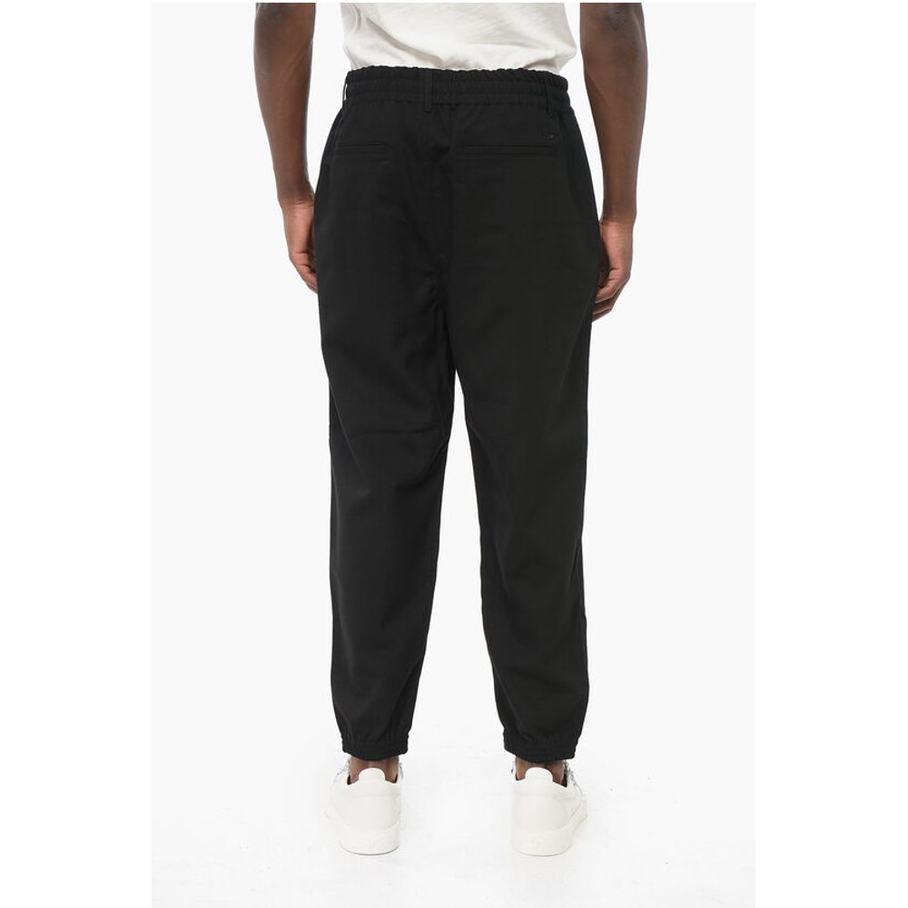 Armani EMPORIO Front Pleated 4-Pocketed Pants with Cuffs