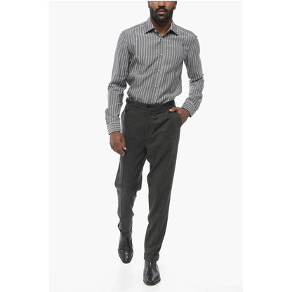 Dolce & Gabbana RE-EDITION Wool Blend Pants with Cuffs