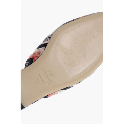 Missoni Fabric ALICUDI Mules with Zig Zag Motif