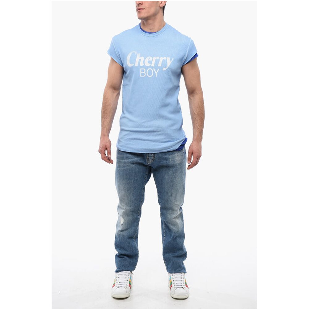 Dsquared² Layered CHERRY BOY T-shirt with Choke Fit