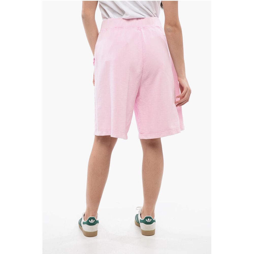 Dsquared² Brushed Cotton Oversized Shorts