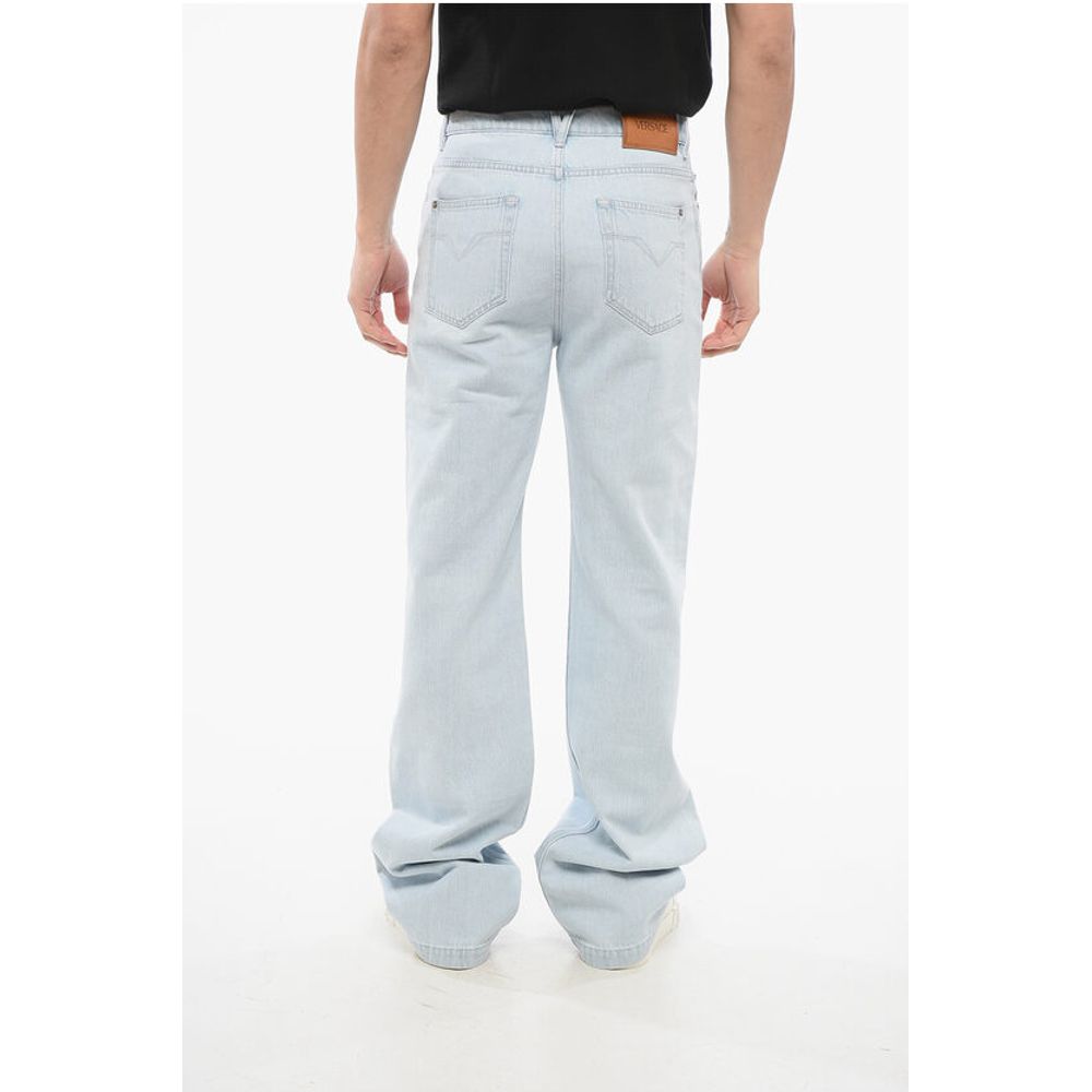 Versace Light Washed Bootcut Denims 26cm
