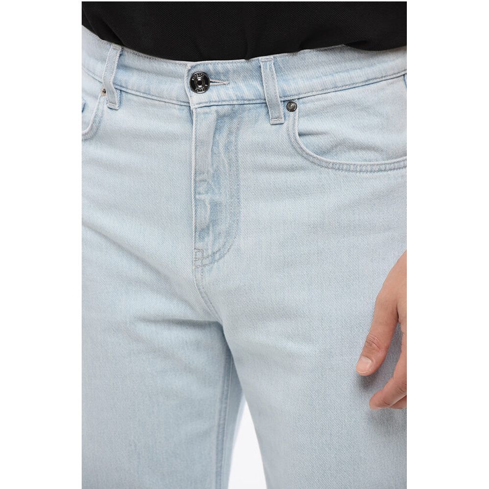 Versace Light Washed Bootcut Denims 26cm