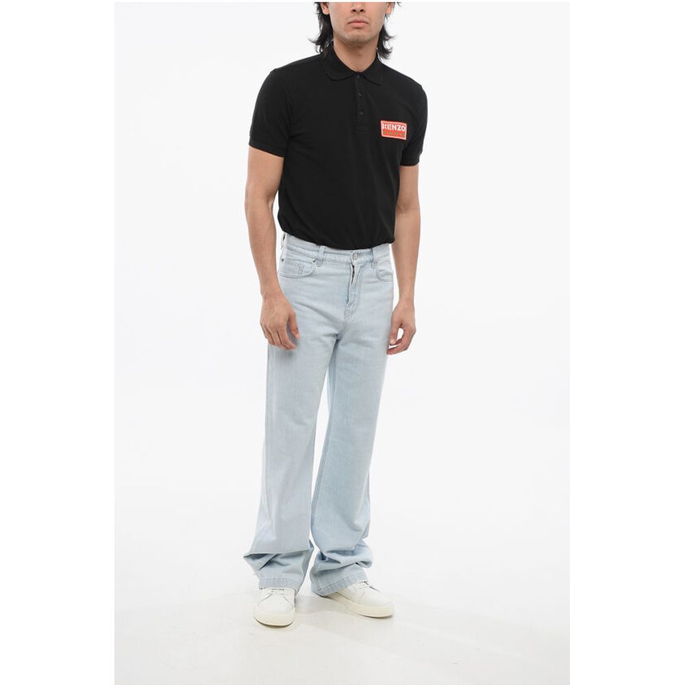 Versace Light Washed Bootcut Denims 26cm