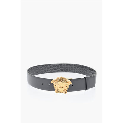 Versace Reversible Leather Belt with Medusa Buckle 40mm