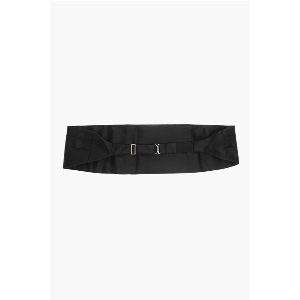 Armani EMPORIO Solid Color Silk Sash Belt
