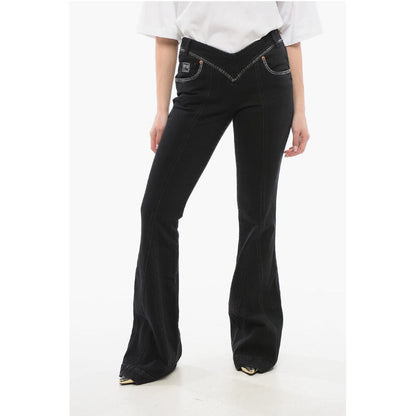 Versace JEANS COUTURE Palazzo Denims with Size Zip