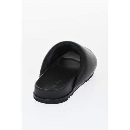 Rick Owens Leather Padded Slides