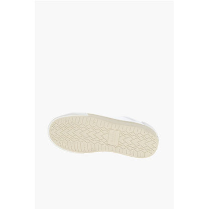 Marni Monochrome Leather Sneakers with Rubber Toe