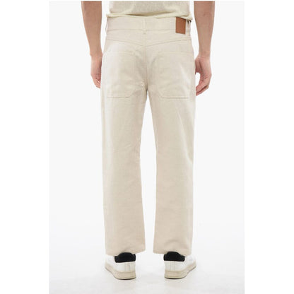 Nanushka Straight Leg Cotton and Linen JASPER Pants