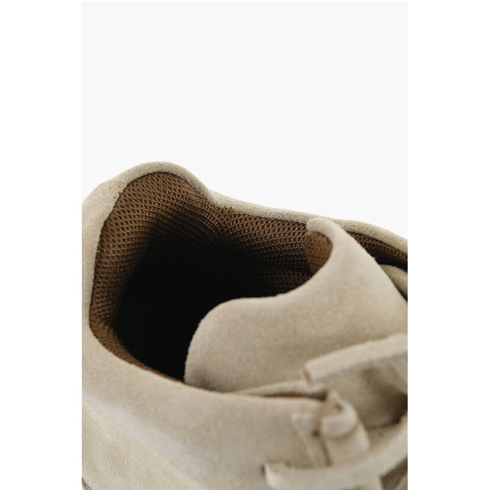 Burberry Suede Wallabee Shoes with Rubber Sole
