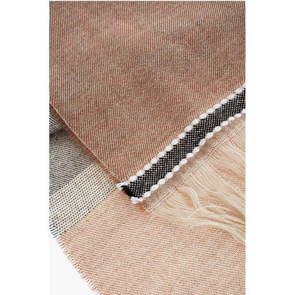 Max Mara Linen and Virgin Wool AEROSO Scarf with Fringes