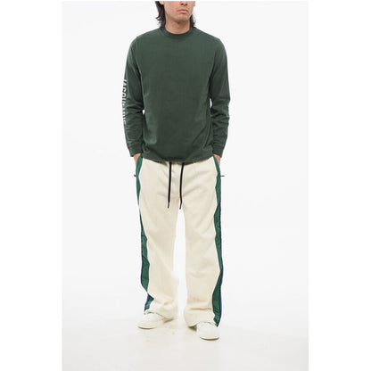 Jacquemus Crew Neck BRILHO Cotton T-Shirt with Glittered Logo