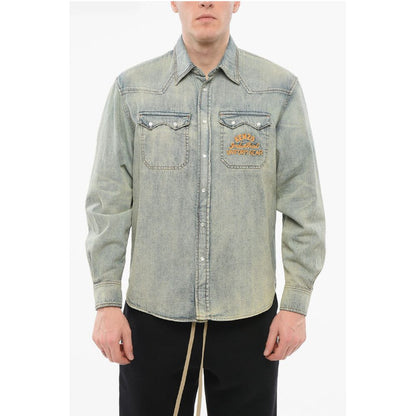 Kenzo Vintage Wash WESTERN Denim Shirt