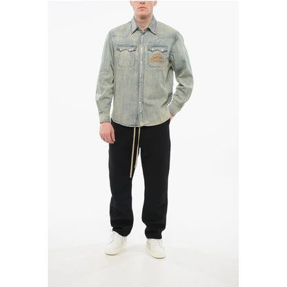 Kenzo Vintage Wash WESTERN Denim Shirt