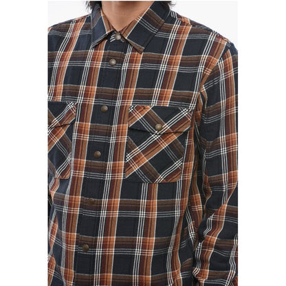 Rag&Bone ICONS Cotton Flannel Saharan Overshirt with Tartan Motif