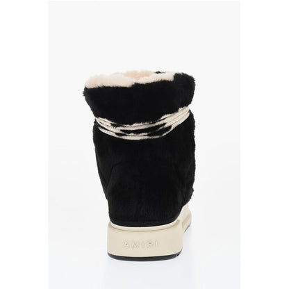 Amiri Rubber Sole Faux-Fur Boots