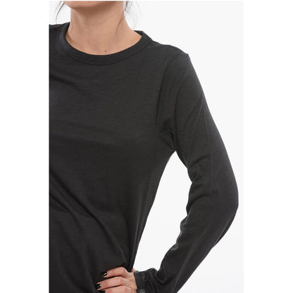 Rag&Bone Long-sleeved Crew Neck Cotton T-Shirt