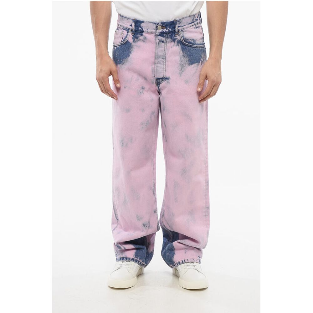 Dries Van Noten Tie Dye Cotton PINE Denims 25cm
