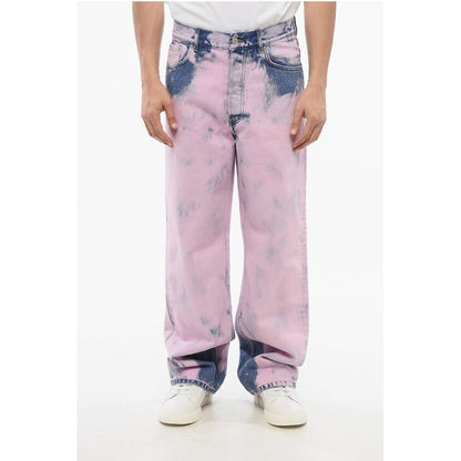 Dries Van Noten Tie Dye Cotton PINE Denims 25cm