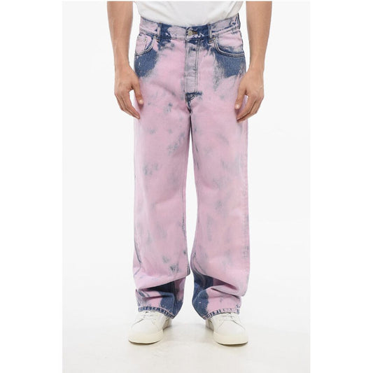 Dries Van Noten Tie Dye Cotton PINE Denims 25cm