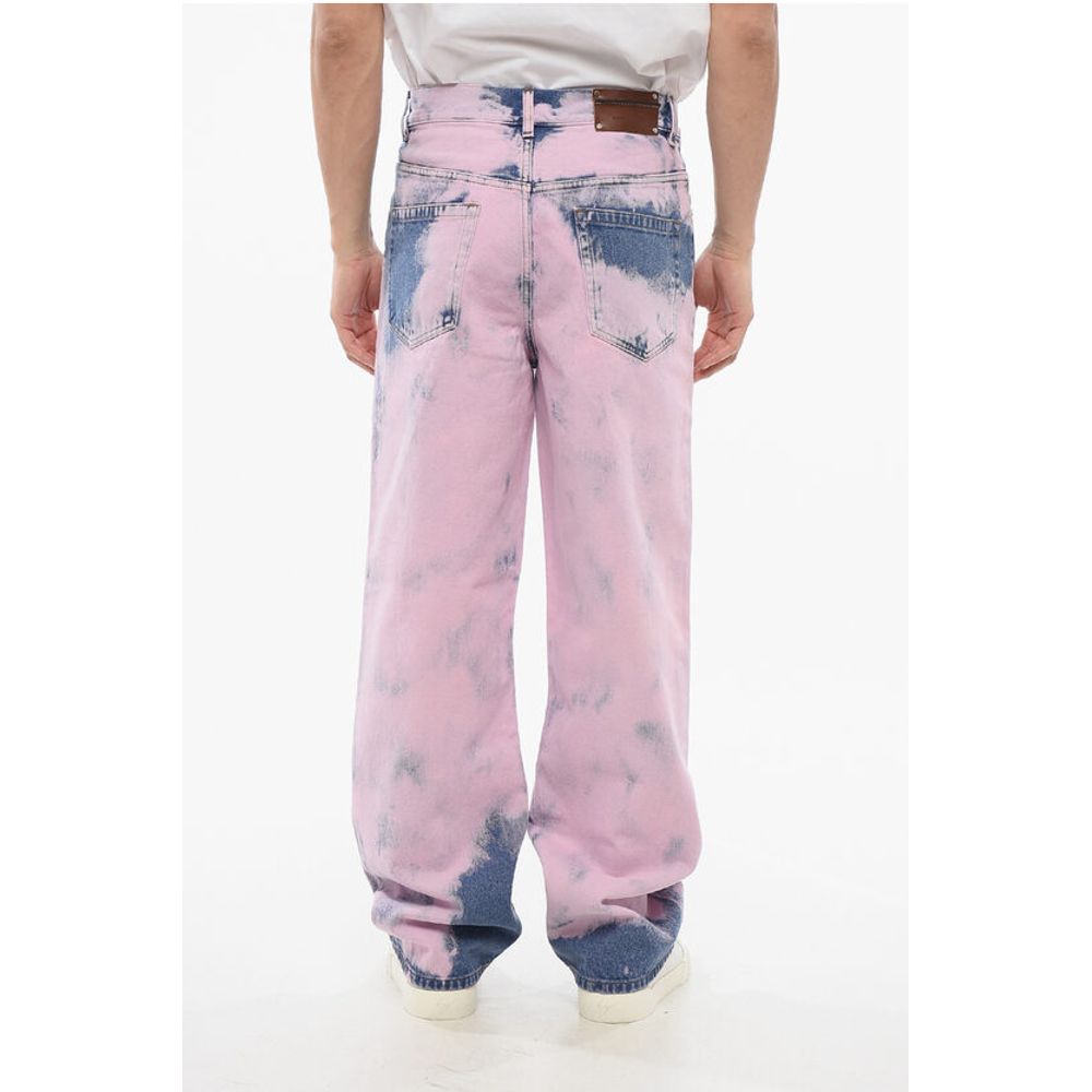 Dries Van Noten Tie Dye Cotton PINE Denims 25cm