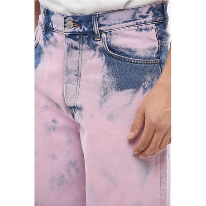 Dries Van Noten Tie Dye Cotton PINE Denims 25cm