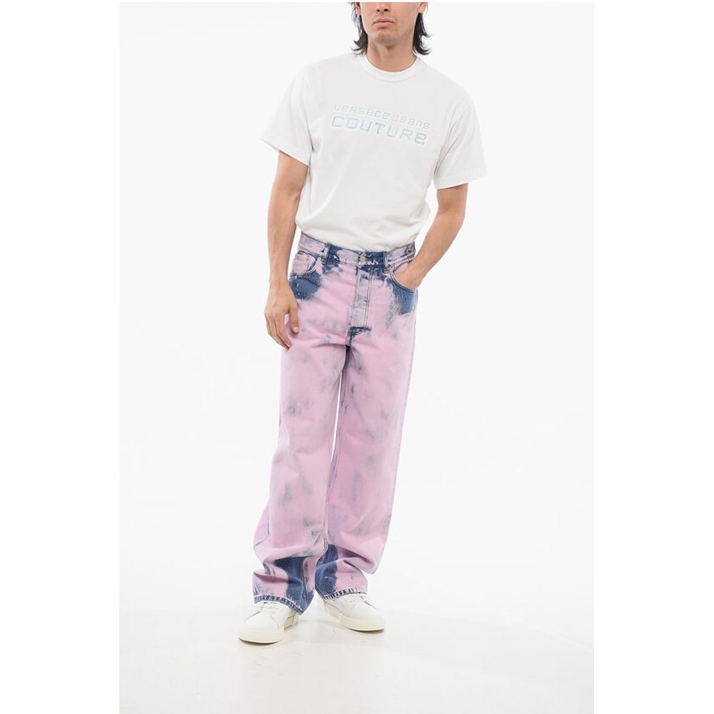 Dries Van Noten Tie Dye Cotton PINE Denims 25cm