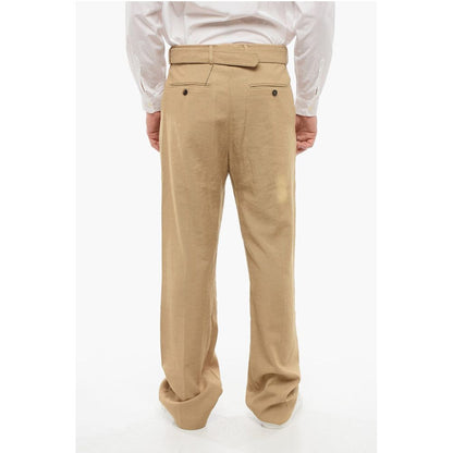 Dries Van Noten 4-Pocketed Straight Fit Pants with Belt