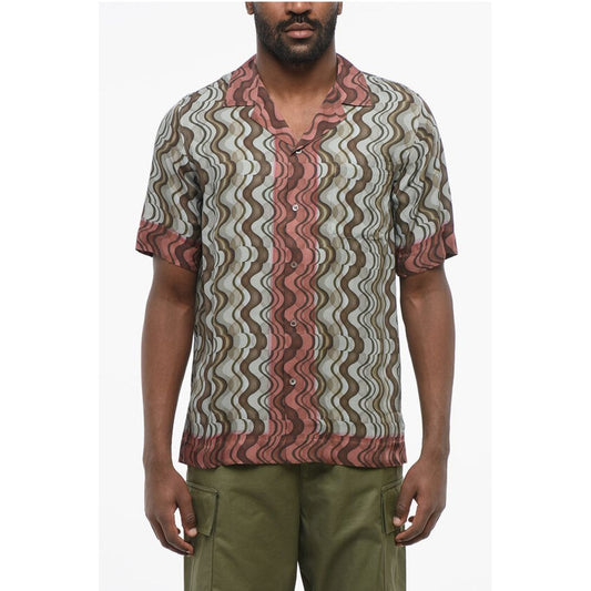 Dries Van Noten Geometric Patterned CARLTONE Chiffon Shirt