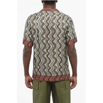 Dries Van Noten Geometric Patterned CARLTONE Chiffon Shirt
