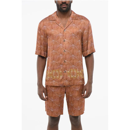 Dries Van Noten Chiffon CASSI Shirt with Embroidered Band